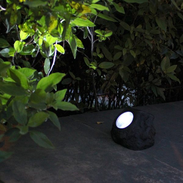 Solar lamp courtyard lamp outdoor simulation stone lamp - Image 3