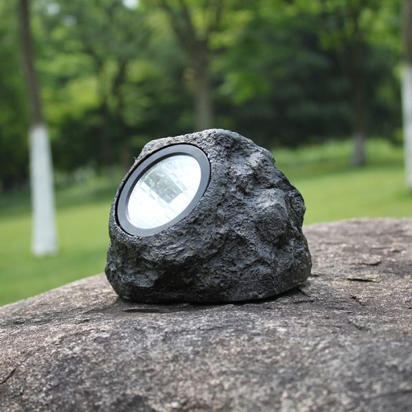 Solar lamp courtyard lamp outdoor simulation stone lamp - Image 4