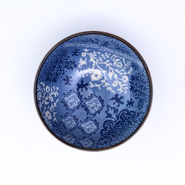 Ancient Dyebo Japanese 4.7-inch Ceramic Rice Bowl - Image 10