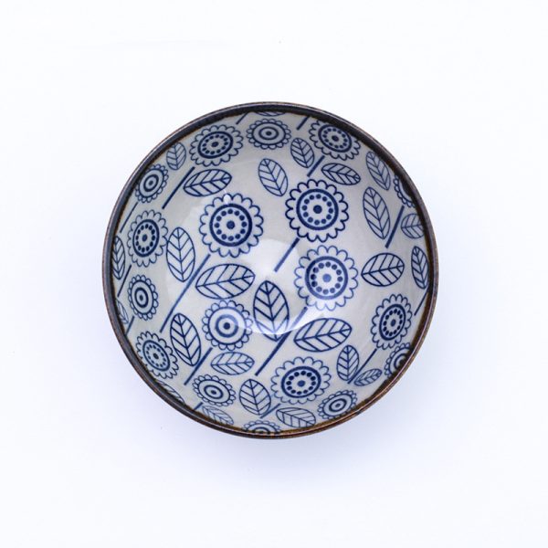 Ancient Dyebo Japanese 4.7-inch Ceramic Rice Bowl - Image 5