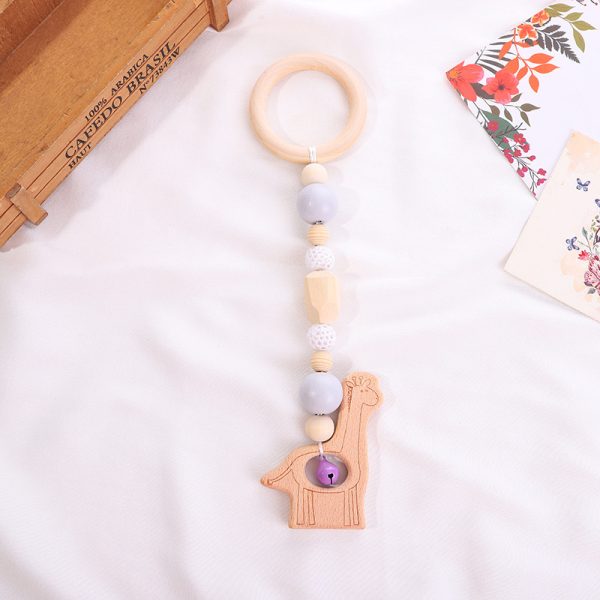 Wooden Ring Camel Rhea Gum Rattle Pendant - Image 3