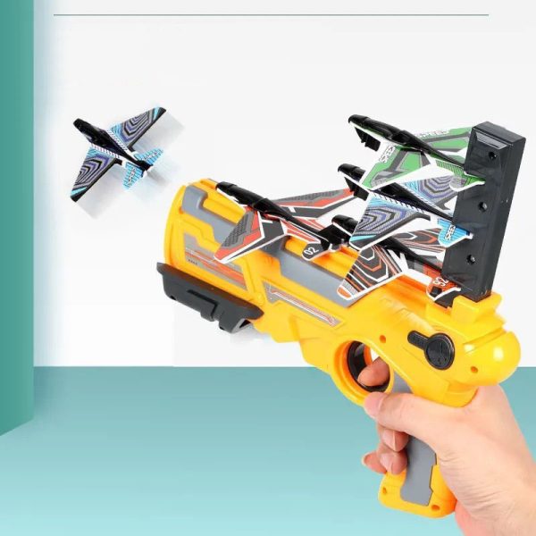 Children's Outdoor Boy Toys Hand Throwing Spin Glider Model Launcher - Image 6