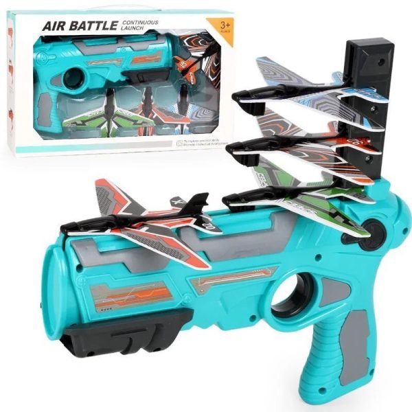 Children's Outdoor Boy Toys Hand Throwing Spin Glider Model Launcher - Image 2