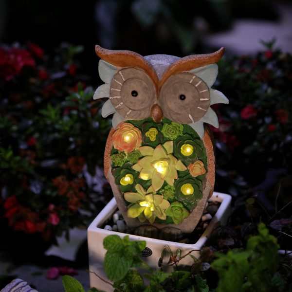 Outdoor Solar Tortoise Snail Owl Animal Light - Image 6