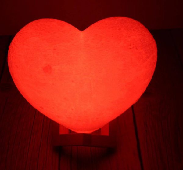 Love Night Light Valentine'S Day Heart-Shaped Moon Light - Image 5