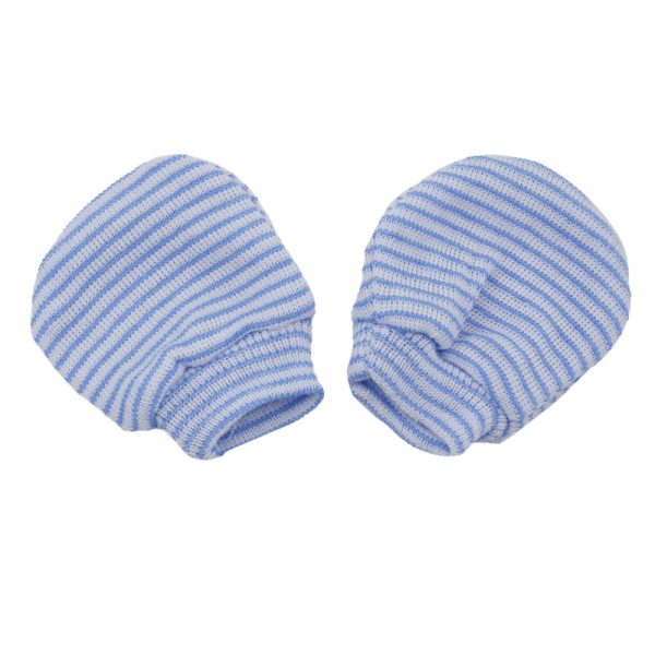 Striped Finger Cots Children's Newborn And Toddler Hand Guards Against Scratching Face - Image 7