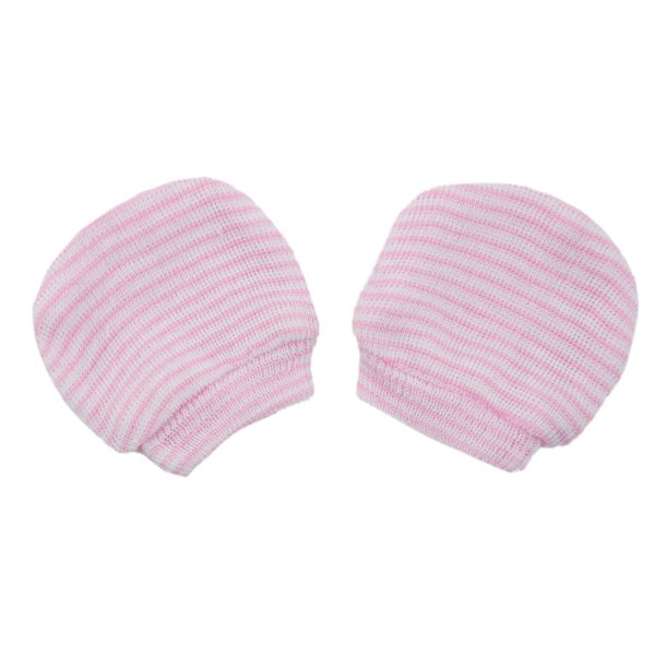 Striped Finger Cots Children's Newborn And Toddler Hand Guards Against Scratching Face - Image 8