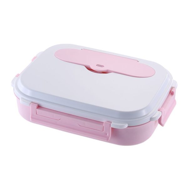 Qin Le 304 Insulated Lunch Box EBay Sealed Lunch Box Dinner Plate Amazon Silicone Fresh-keeping Box Lunch Box - Image 3