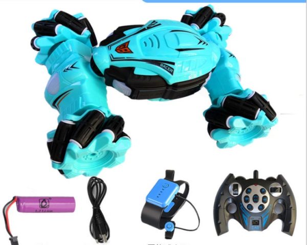 Remote Control Off-road Vehicle Gesture Induction Four-wheel Drive Distortion Climbing Stunt Car Boy Children's Toy Charging Remote Control Car - Image 6