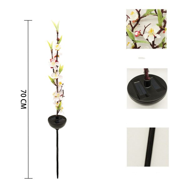 Solar Ground-Inserted Cherry Firework String Outdoor Waterproof - Image 5