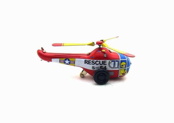 Small Helicopter Retro Toy Tin Toy - Image 3