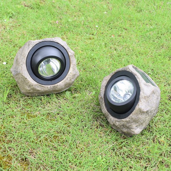 Solar Simulation Stone Lamp Garden Lamp Outdoor Outdoor Garden Lawn Decoration Spotlight