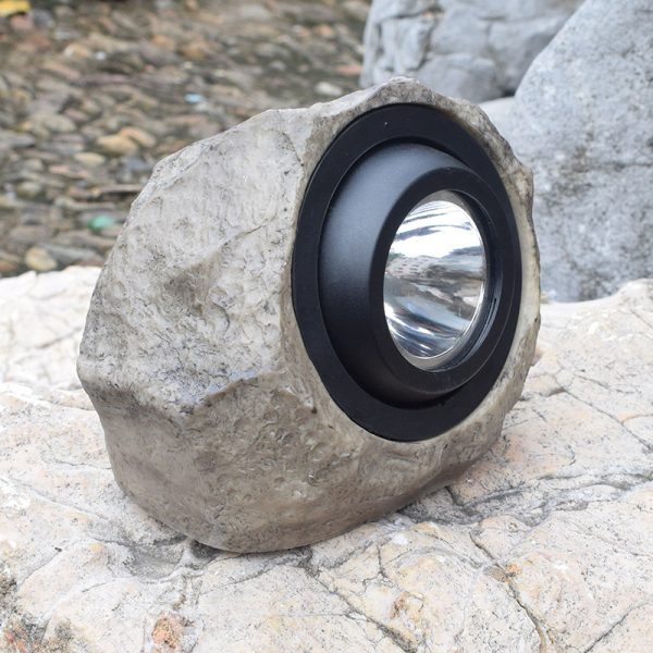 Solar Simulation Stone Lamp Garden Lamp Outdoor Outdoor Garden Lawn Decoration Spotlight - Image 5