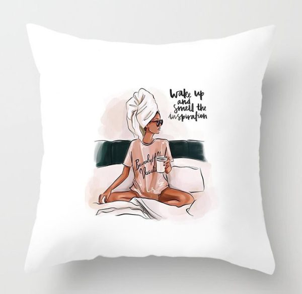 Parent-child Series Mother's Day Pillowcase Polyester Cushion - Image 5