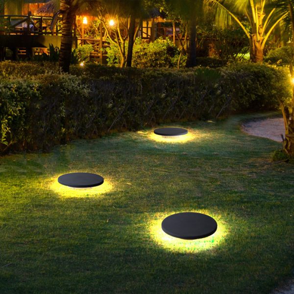 Eco-friendly black stone shape lamp garden Light Led light - Image 7