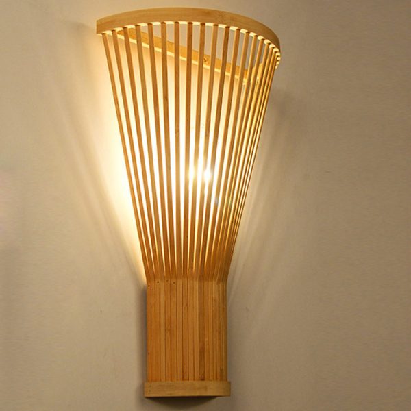 Creative Bamboo Art Bamboo Wall Lamp Simple - Image 3