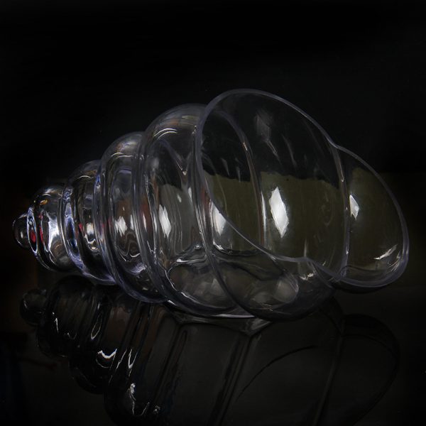 Creative Snail-Shaped Transparent Glass Artistic Conception Tableware Hotel Catering Gourmet Utensils Cold Dishes Tableware - Image 4