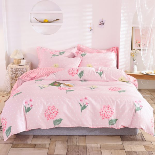 Student Dormitory Three-Piece Duvet Cover, Bed Linen And Bedding - Image 5