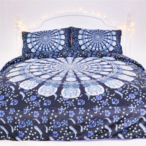 Blue Peacock Bedding - Image 3