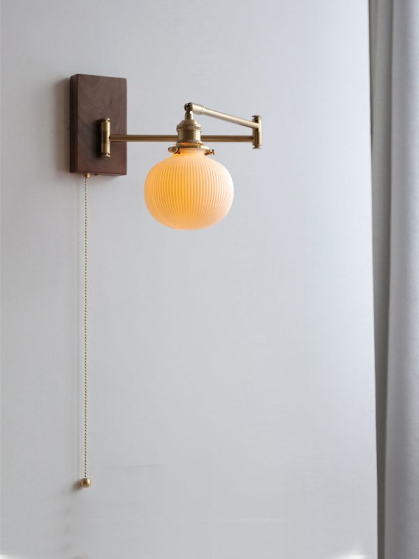 Retro Swivel Wall Lamp Japanese Bed Head - Image 3