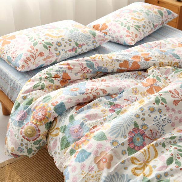 Four-piece Cotton Twill Bed Sheet Duvet Cover - Image 3