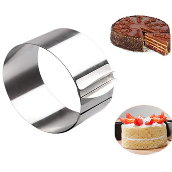 Adjustable stainless steel cake pan - Image 4