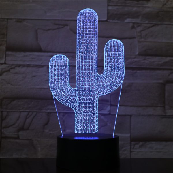 Cactus LED night light - Image 3