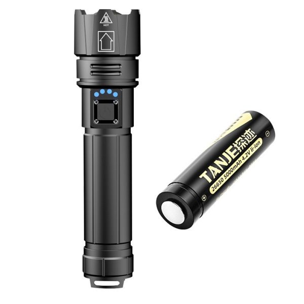 30W White Laser Telescopic Focusing Flashlight - Image 5