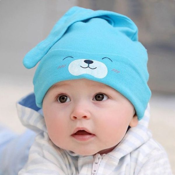 Brand Baby Cap Cartoon Animal Double Printting Cotton Knit Beanie Hats For Toddler Boy Girls Spring Autumn Winter Headwear - Image 4