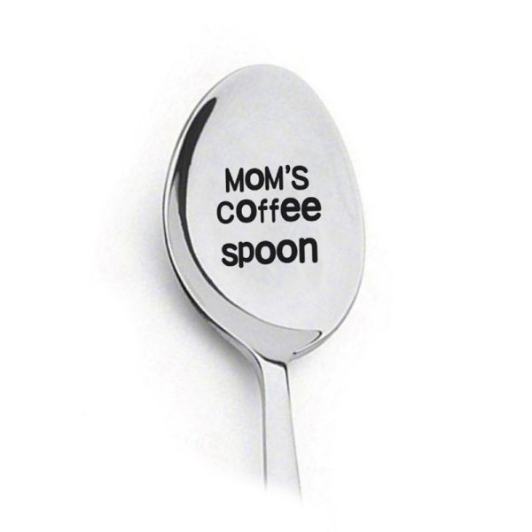 Couple Tableware Good Morning Stainless Steel Long Handle Spoons Lettering - Image 2