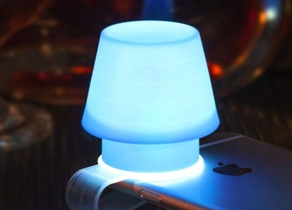 Mabor Stylish Cute Silicone Mobile Phone Holder Night Light Lamp Lampshade Gifts - Image 4