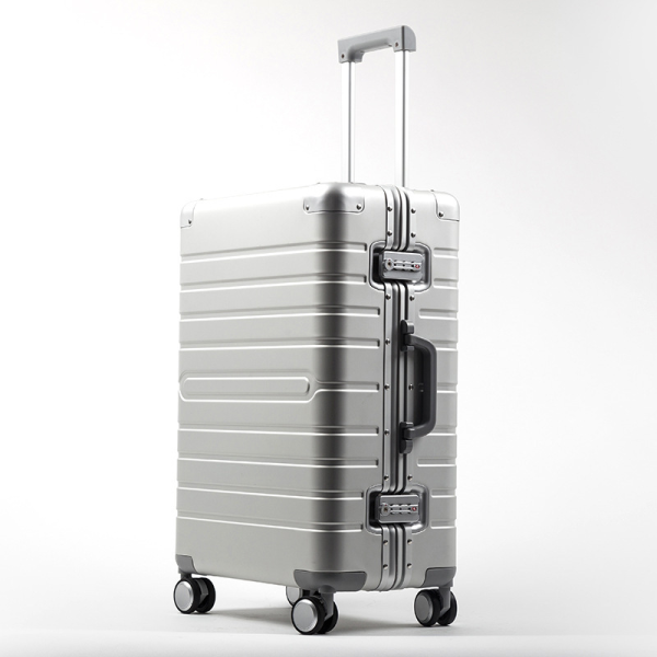 All Aluminum Magnesium Alloy Trolley Case Universal Wheel Metal Box - Image 3