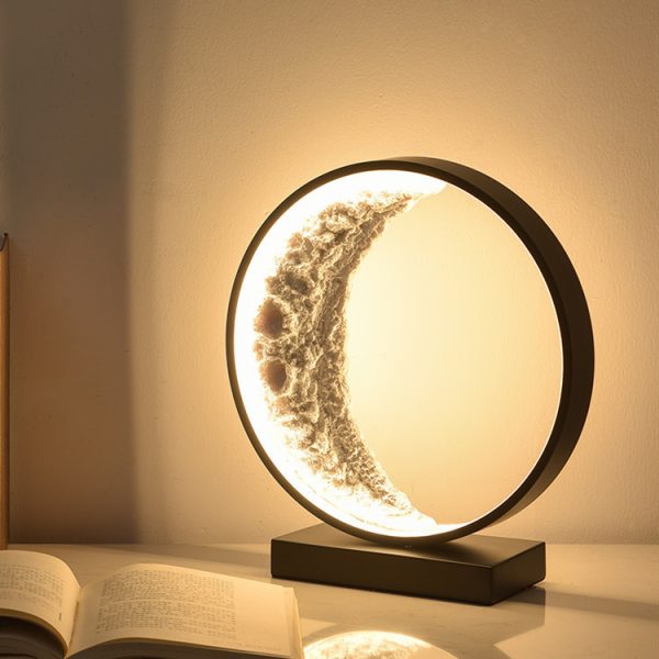 Nordic Decorative Bedroom Creative Crescent Shape Table Lamp - Image 2