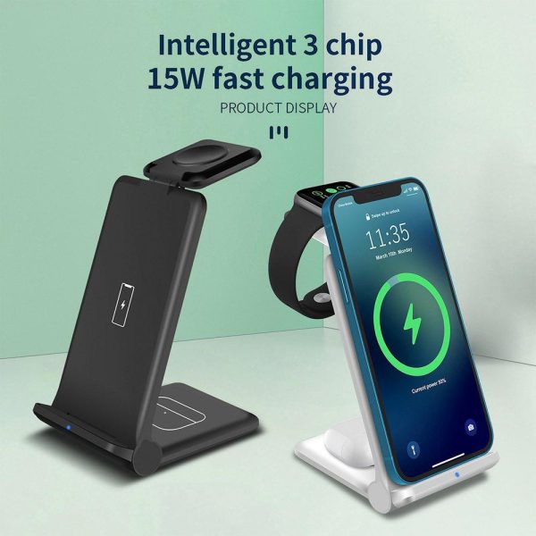 3 In 1 Wireless Charger Station Fast Charging Stand - Image 4