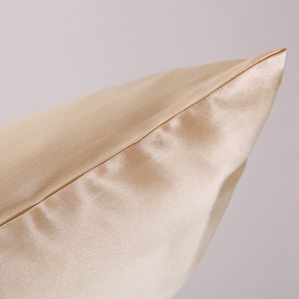 Pillowcase Satin Solid Color Simulation Silk Single Pillowcase Ice Silk Pillowcase - Image 4