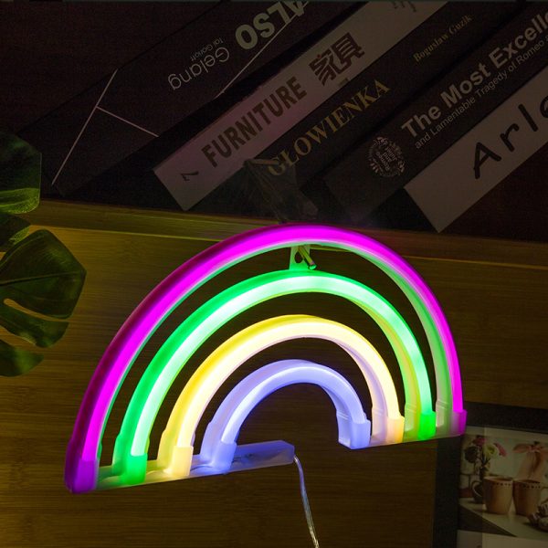 Rainbow children's room night light