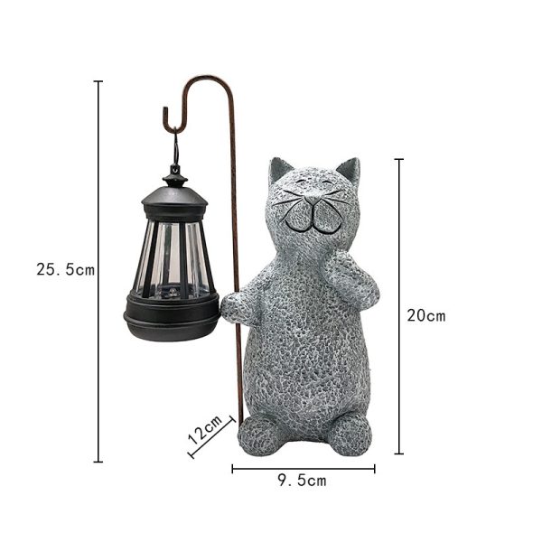 Solar Garden Lamp Kitten Crafts Ornaments - Image 7