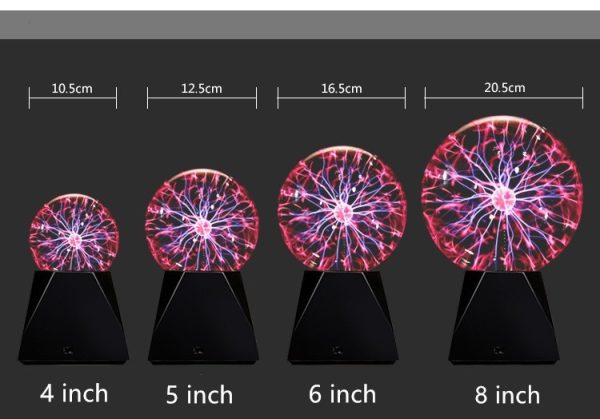 Plasma ball lightning ball electronic magic light electrostatic induction ball - Image 5