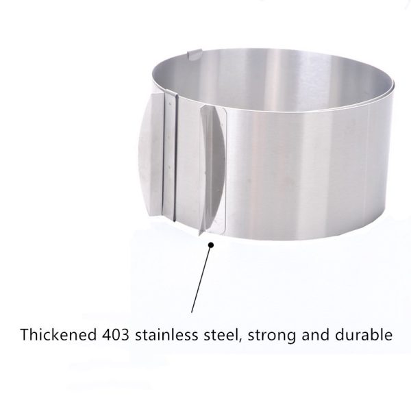 Adjustable stainless steel cake pan - Image 3