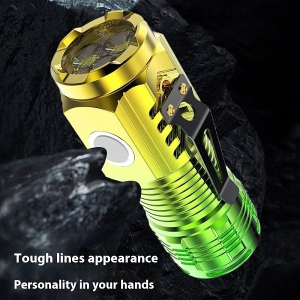 Ultra Bright Long-range Mini Burst Flashlight With Strong Light