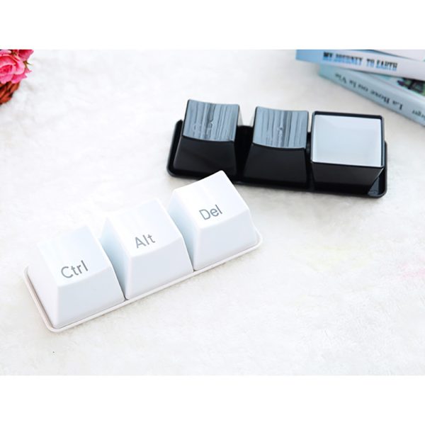 Black White Classic Button Cup Creative Keyboard Cup Simple Mouth Cup Advertising Cup Button Shape Cup - Image 2