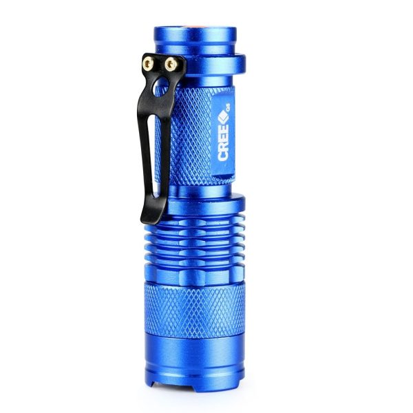 5 Colors Mini LED Flashlight Q5 2000lm Waterproof LED Laterna 1 Modes Zoomable PortableTorch Penlight AA 14500 - Image 8