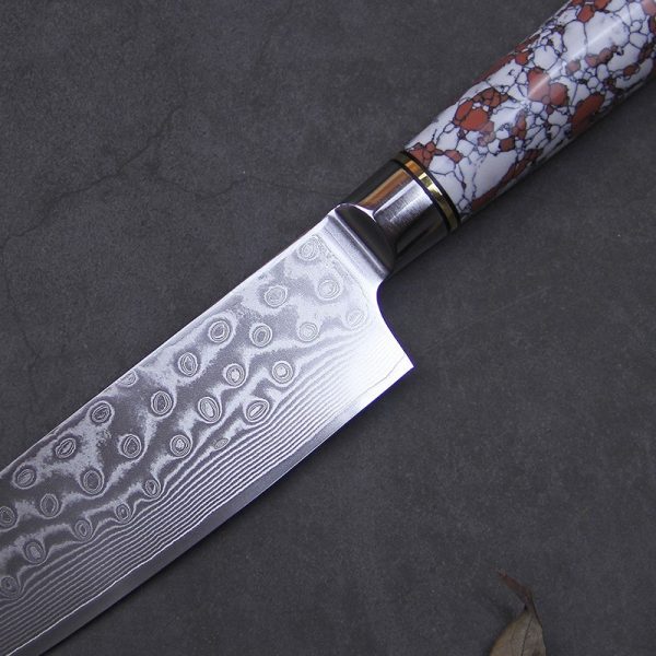 Damascus steel kitchen knife - Image 3