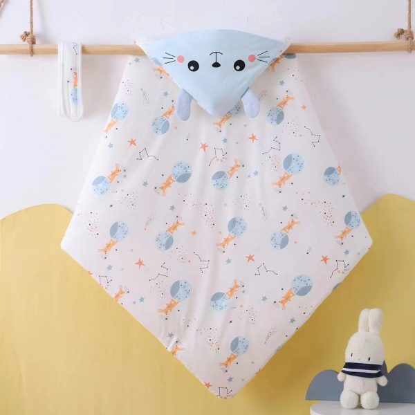 260g Thick Baby Hold Quilt Newborn Pack Cotton Small Quilt Wrap Towel - Image 3