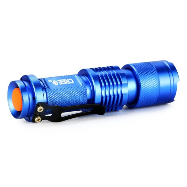 5 Colors Mini LED Flashlight Q5 2000lm Waterproof LED Laterna 1 Modes Zoomable PortableTorch Penlight AA 14500 - Image 10