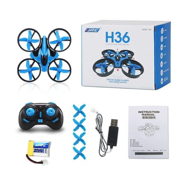 Remote control mini quadcopter with protective ring remote control drone anti-fall remote control aircraft children's toy - Image 7