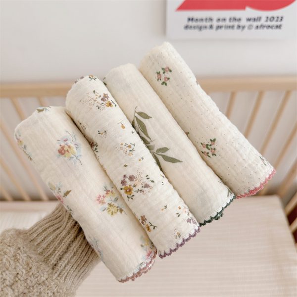 Class A Pure Cotton Gauze Baby Face Towel - Image 7