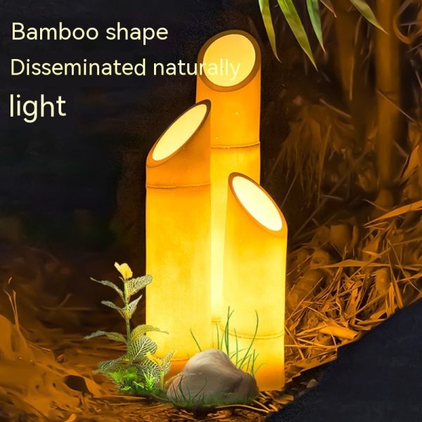 Solar outdoor waterproof simulation bamboo lamp garden - Image 7