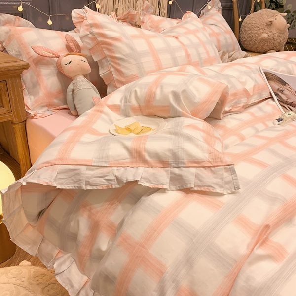 Four-piece Cotton Bedding Summer Princess Style Sheets - Image 9