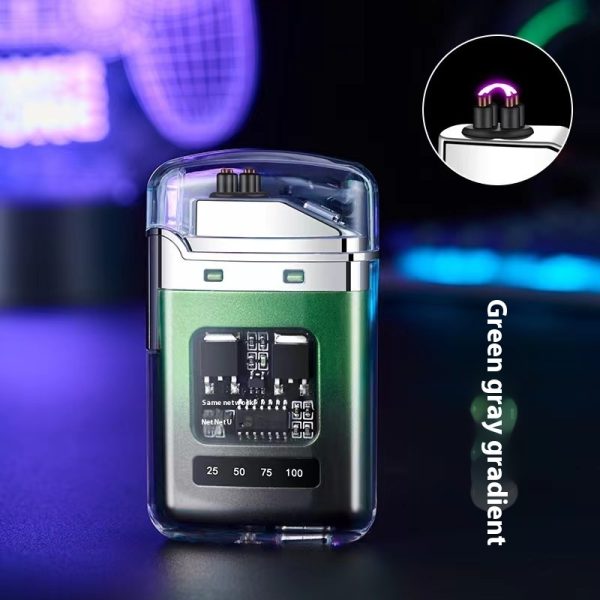 Creative Transparent Case Electronic Pulse Lighter - Image 10